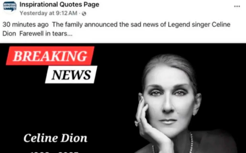 ¿Murió Céline Dion? 