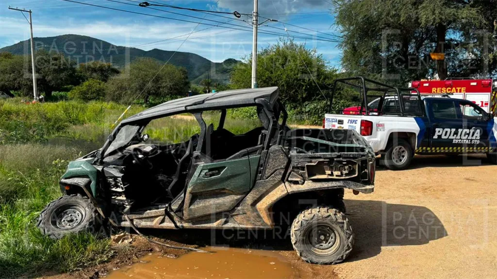 Silao: Familiares de la gobernadora resultan lesionados en choque entre camioneta y RZR 