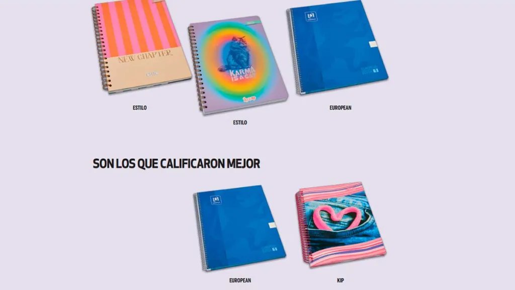 Profeco revela cuáles son los mejores cuadernos para el regreso a clases 2025