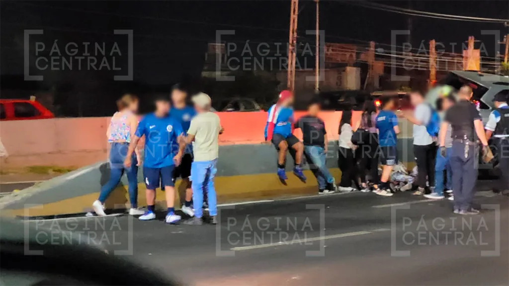 Ciudad Industrial: Familia sufre aparatoso accidente en el bulevar Aeropuerto